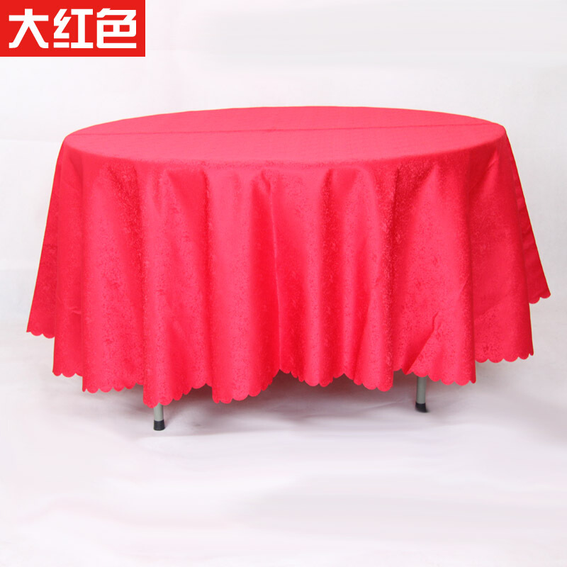 家用桌布酒店大排档台布餐厅台布圆桌台布饭店桌布印花台布