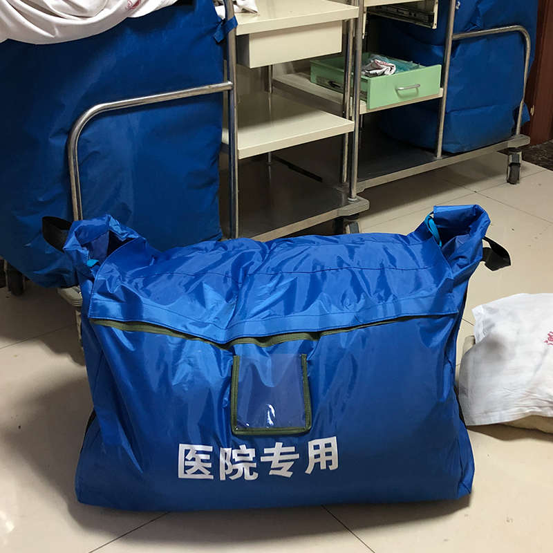 宾馆水洗厂防水收纳袋定制加厚帆布牛津布袋床单浴巾密封布草袋子