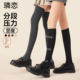 过膝袜女长筒袜秋冬毛圈加厚保暖护膝大腿袜防下滑微压显瘦小腿袜