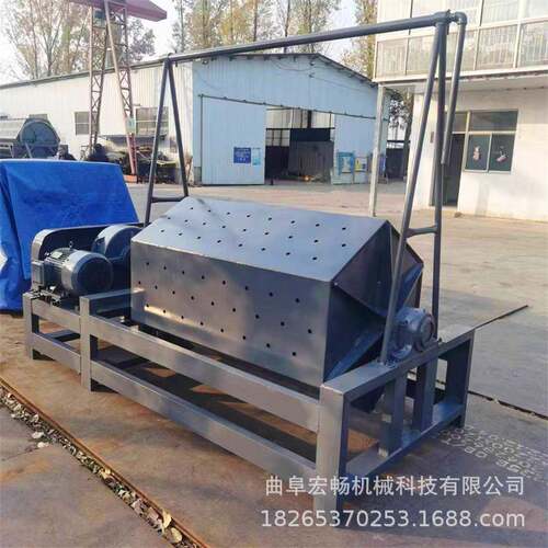 小零件500升滚筒式干磨机加水清洗研磨机小型去毛刺六角抛光机
