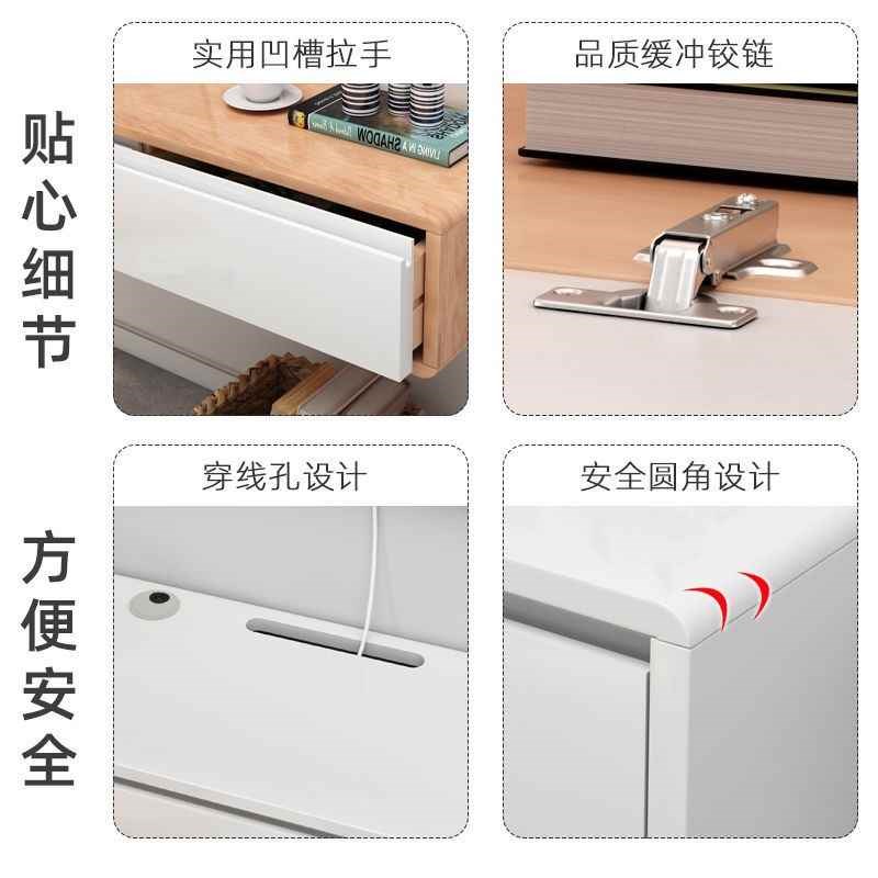 【折扣价】挂墙电视柜壁挂式现代简约北欧实木悬挂式客厅小户型悬