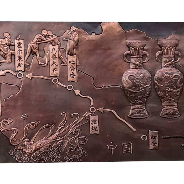 铜浮雕壁画玻璃钢仿铜浮雕别墅装饰酒店背景墙广场砂岩人物定制图片