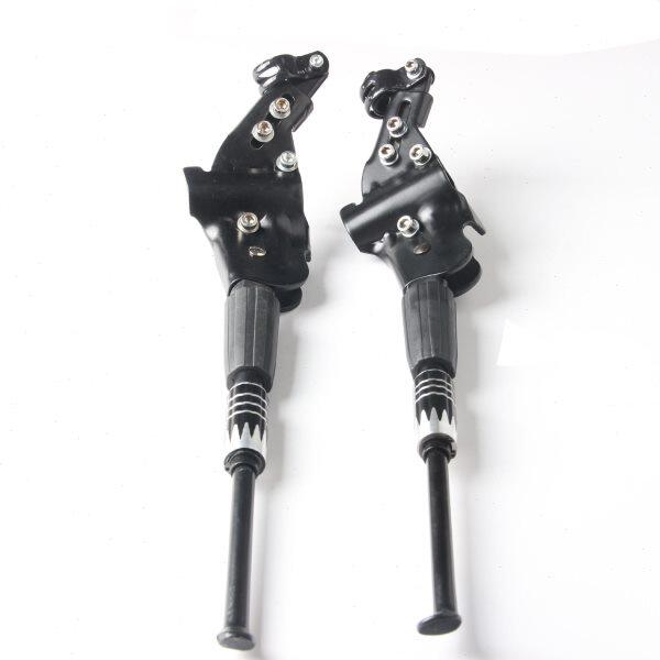 停0山地自行车脚公路车支撑撑11撑可调节车架铝合金梯车车边支