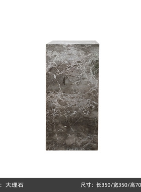 仿大理石石材摆设底座摆件装饰品展台基座大花Z棕方型摆台