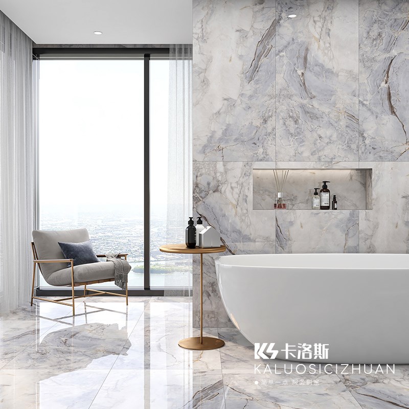亮光地砖600x120q0瓷砖客厅背景墙厨房卫生间墙砖通体大理石地板