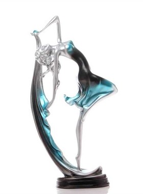 欧式家居装饰品客厅酒柜电视柜玄关博G古架人物工艺品摆件创意摆