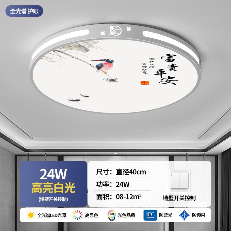 客厅大灯b吸顶灯饰轻奢家用大厅主卧室吊灯具现代简约大气2025新