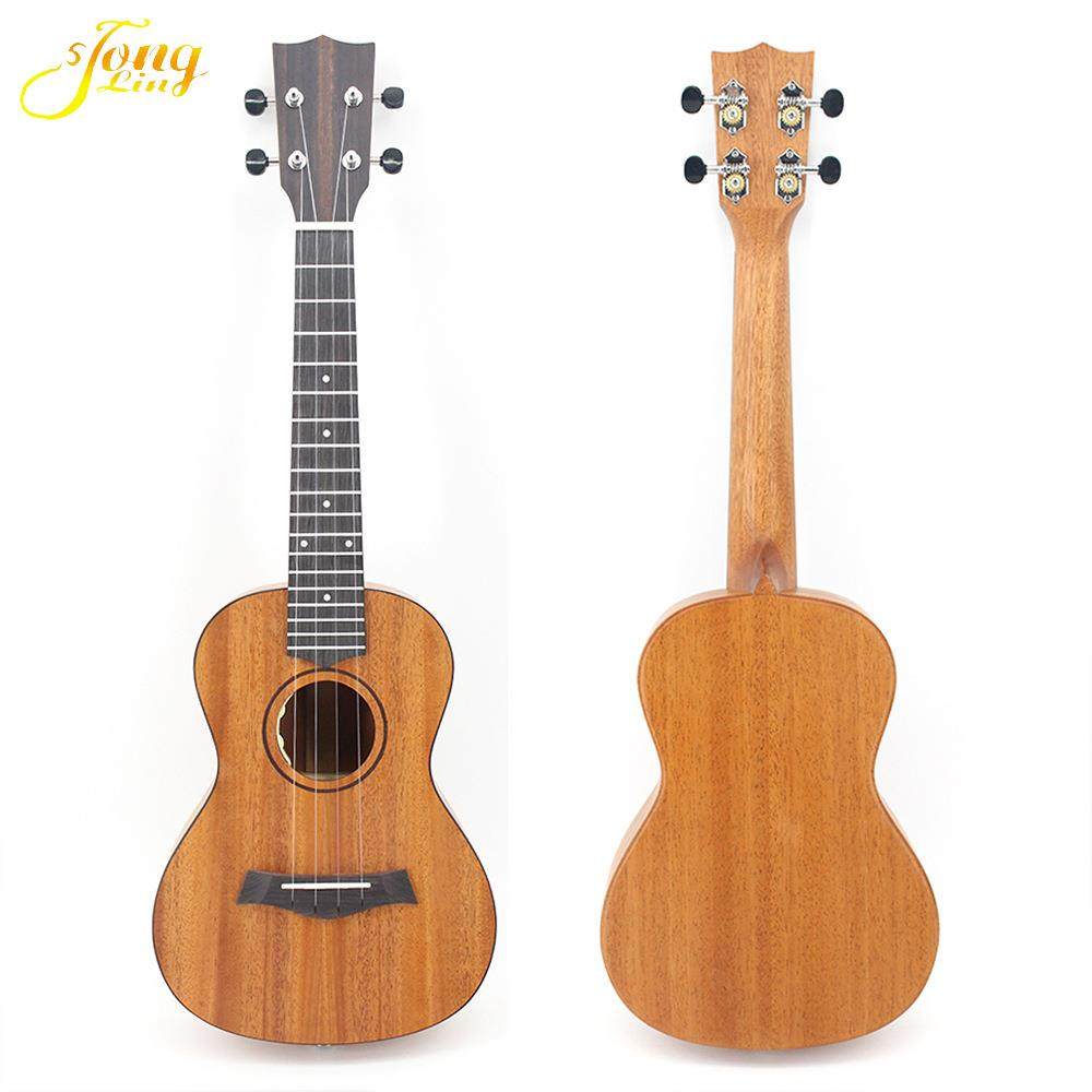 23寸尤克里里 四弦小吉他 带拾音器 原木色 尤克里里