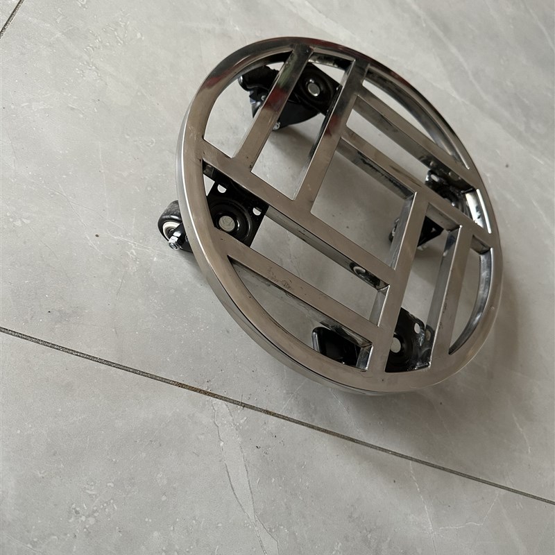 不锈钢花盆可承重底座s托架可移动万向轮置物盆景架鱼缸底座