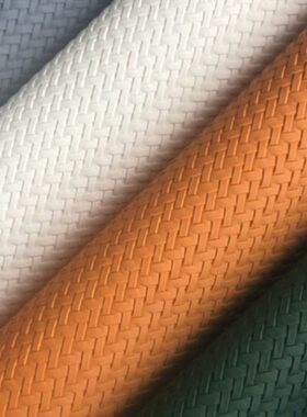 编织皮料套沙发背景墙pu#皮革布料色装饰料复古小座椅纹软包硬包3