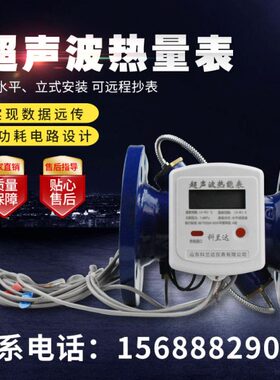 管道式量n超声波1000计热法兰d/中央空调0大口径量8表暖气家用/20