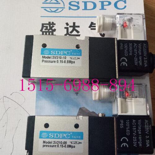 SD控制 0气动033-0-PC10 气原装中8V3V21阀8控电磁阀10英合资盛达