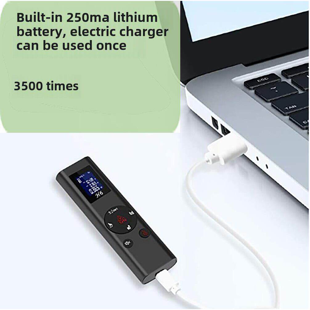 口袋迷你USB 充电 40米 手持式激光测距仪高精度储存功能测距尺