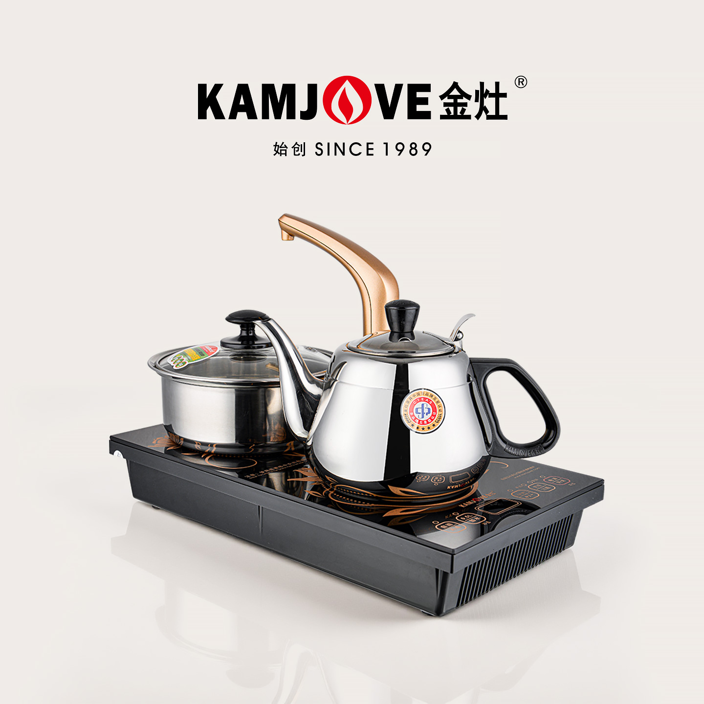 金灶电磁茶炉家用保温一体煮茶炉