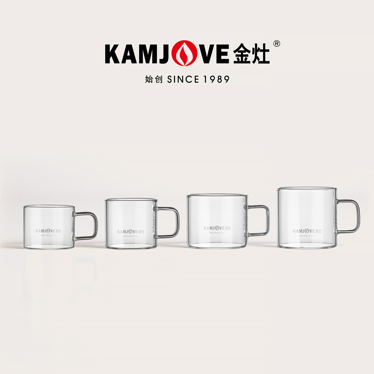 金灶茶杯耐热玻璃杯家用透明水杯