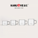 金灶K 106茶杯高硼硅耐热玻璃杯透明小水杯高颜值家用品茗杯套装