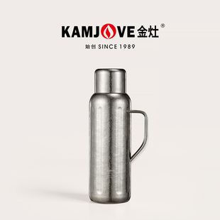 金灶T 28F纯钛焖泡茶壶大容量保温壶家用带茶隔焖茶杯户外泡茶杯