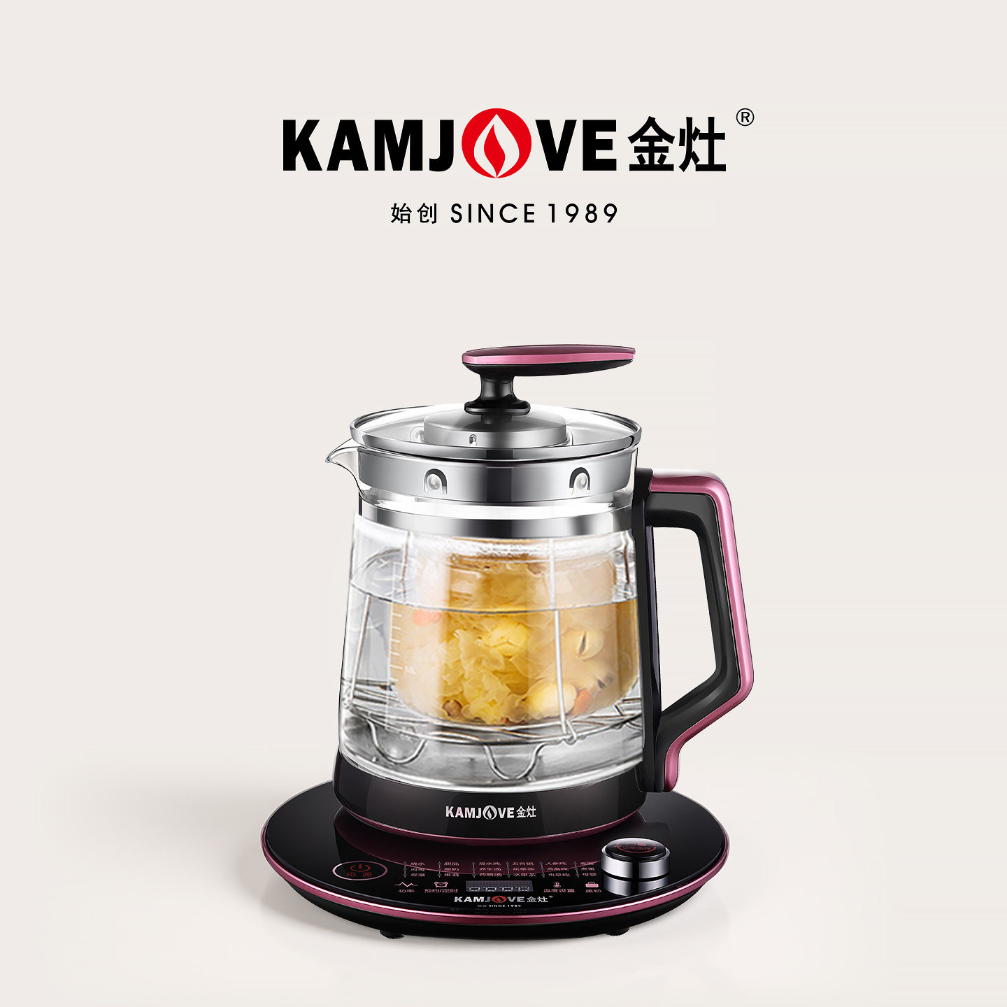 金灶HT-810养生壶家用大容量炖煮一体玻璃煮茶壶办公室多功能水壶,餐饮具,茶壶,淘宝优惠券,粉丝福利购,淘宝优惠卷