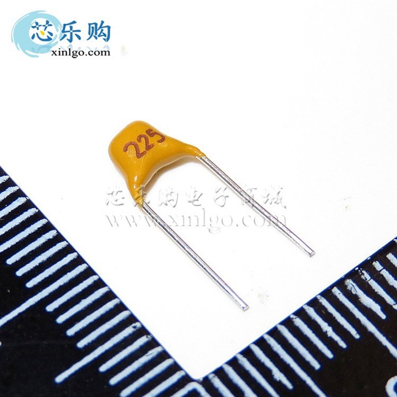 独石电容  225K 2.2UF 50V 间距5.08MM 瓷片电容 电容器