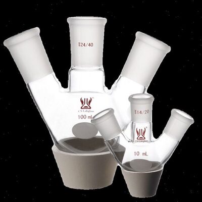 圆10三耐高温/蒸斜/lm瓶壁反应厚三口烧瓶25馏颈0底/烧瓶25010/50