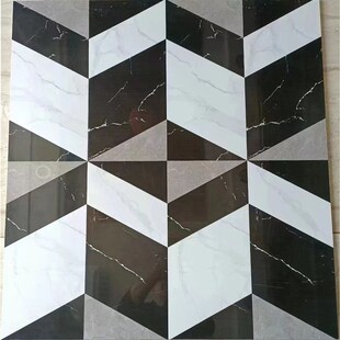 大堂 KTV 酒吧 连锁店 用砖 会所 黑白拼花砖亮光瓷砖800x8u00