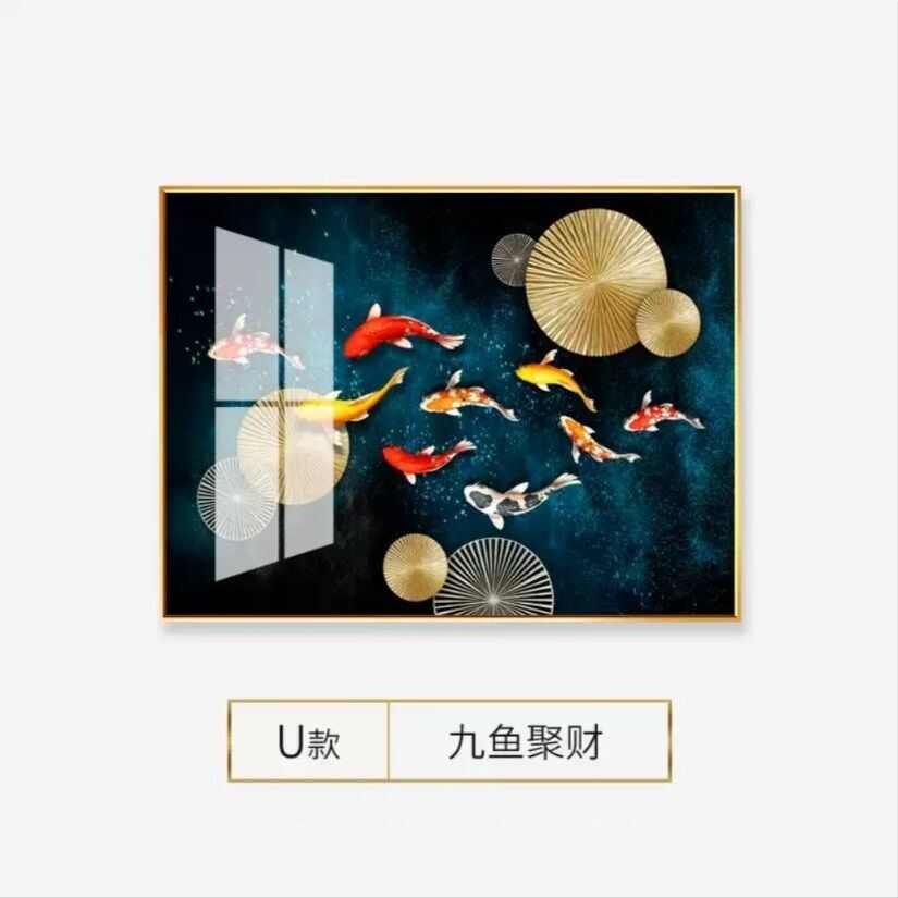 简约联现代瓷墙壁单单幅背景挂画画餐厅挂画晶欧式装饰画客厅沙发图片