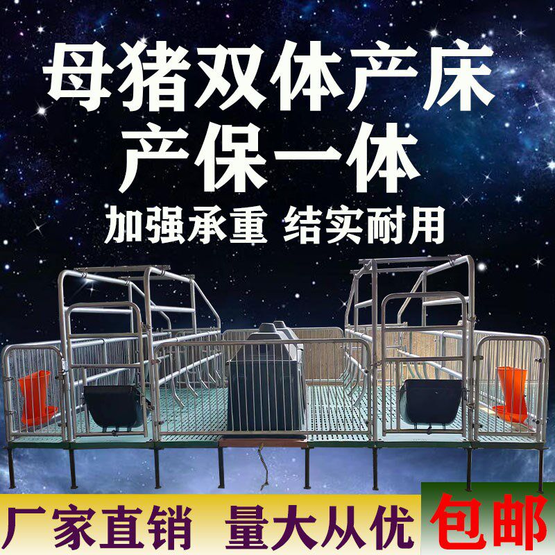 全复合母猪产床产保一体产床保育两用大猪用限位栏分娩仔猪栏保育