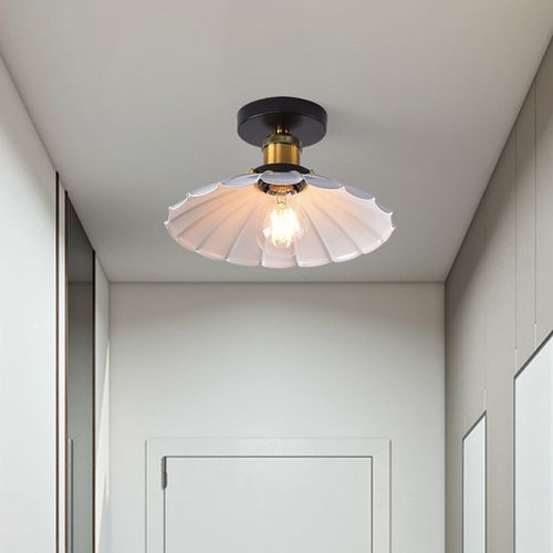 美式复古吸顶灯家用室外大门口户外门厅过道走廊入户阳台门前灯