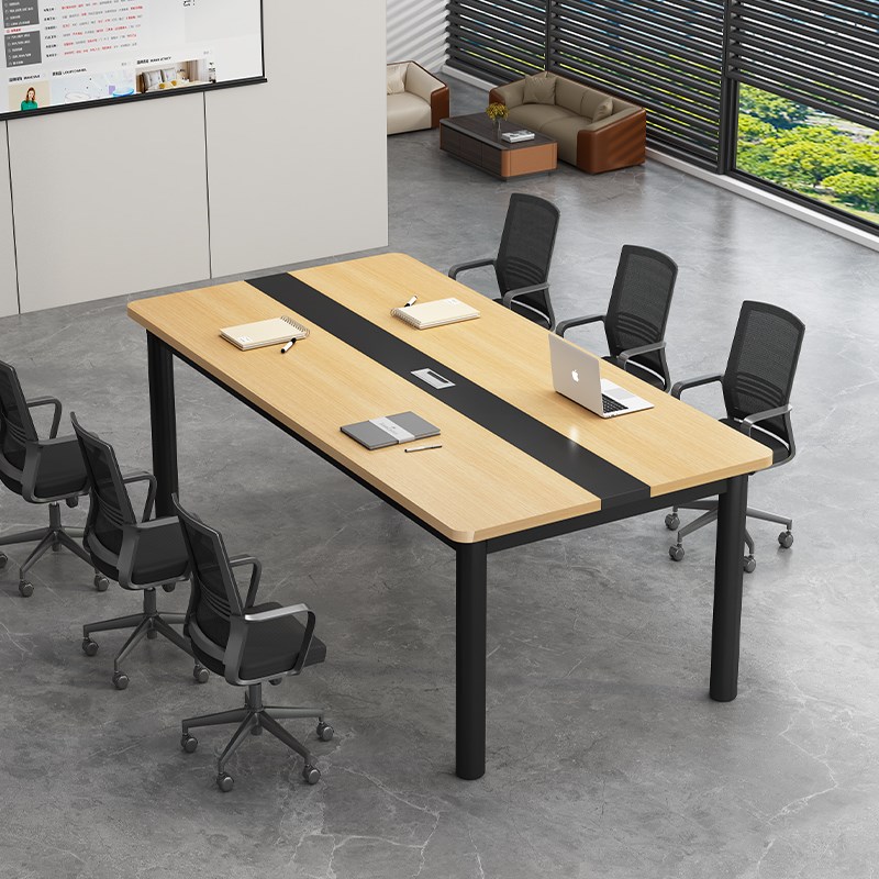 会议桌长桌简约现代会议室接待洽谈长条桌简易工作台办公桌椅组合