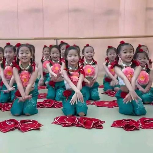 少儿辣妹子秧歌演出服桃李杯舞蹈古典舞服元旦喜庆花儿对我笑演出