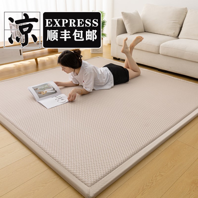A类可定制冰豆豆凉席子地垫睡觉打地铺神器客厅榻榻米床垫午睡垫