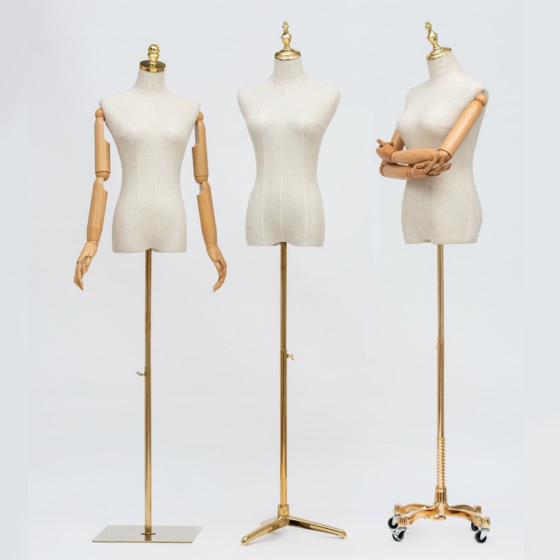 服装半身模特道具女半身假人模特服装店模特女半身婚纱展示架