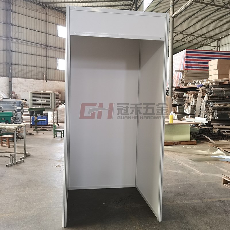 商场服装快闪店移动试衣间特卖场展位临时可拆卸更衣室铝合金框架
