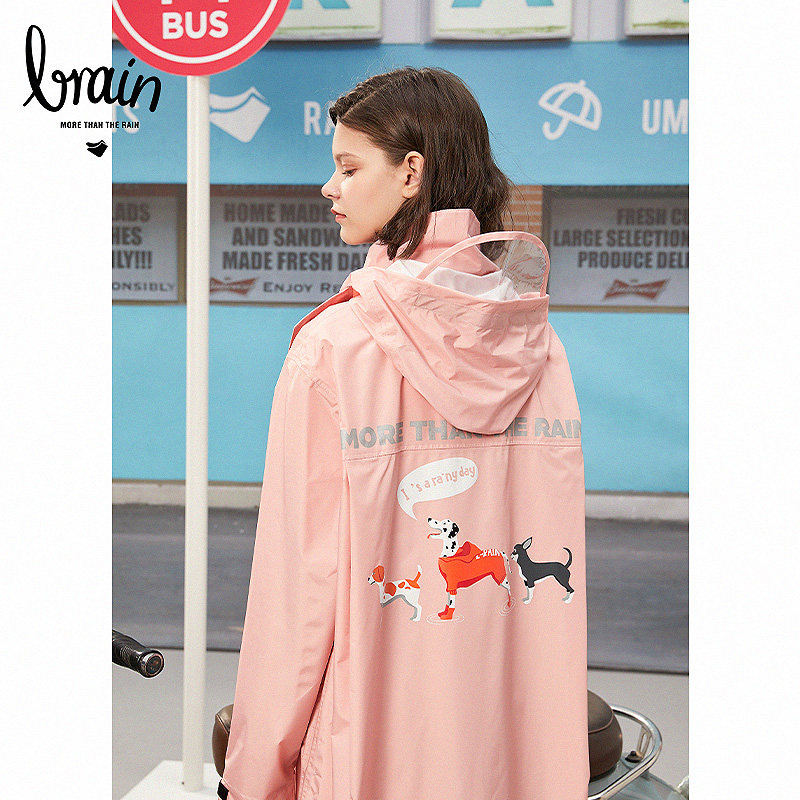 雨衣女长款电动车单人全身时尚自行车骑行防暴雨徒步成人雨披外套