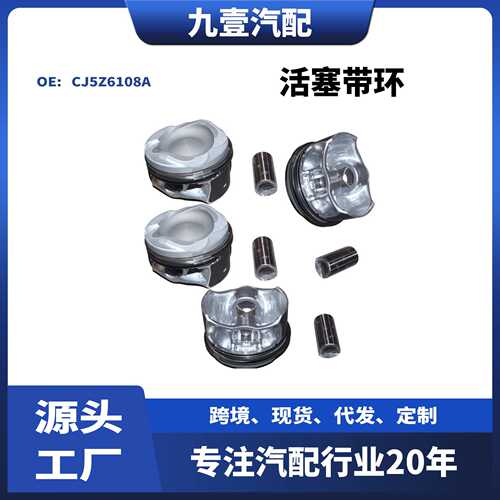 CJ5G6110DA适用福特翼虎13 1.6  CJ5Z6108A 活塞带环 4个/套