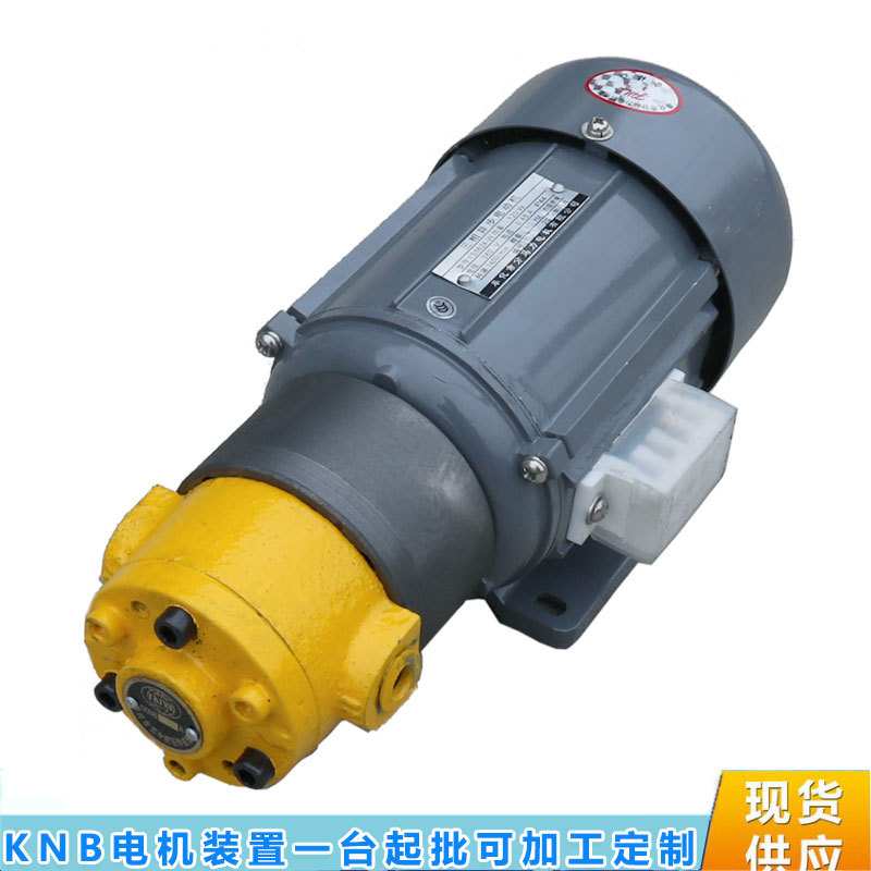 双向润滑泵1KNB2.5A电机装置可逆式摆线齿轮油泵直插式电机组