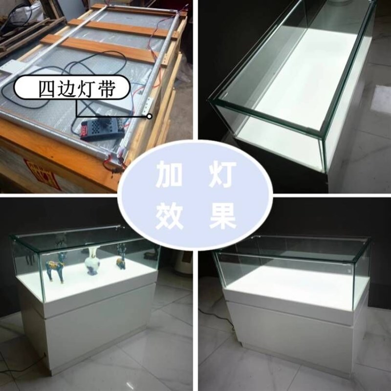 珠宝首饰柜台珠宝首饰柜台定制商场玻璃展示柜样品展览陈列柜博物
