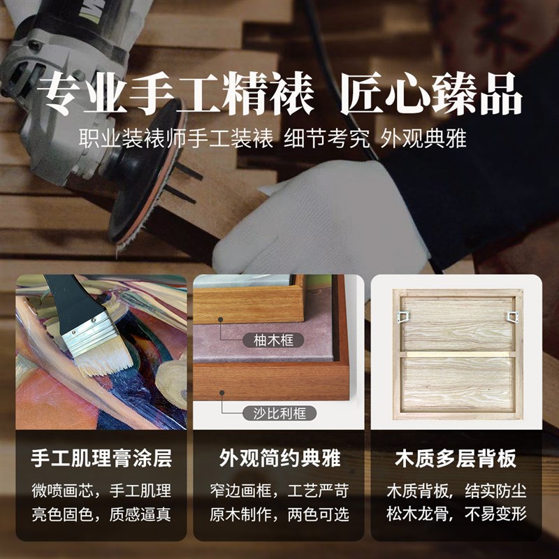 新品 马奈《花卉三联》书房玄关背景墙装饰画欧式油画版画艺术画图片
