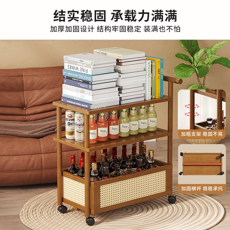 置物边柜移动边几小推车可移动收纳酒店餐车新款酒水车服务车茶几