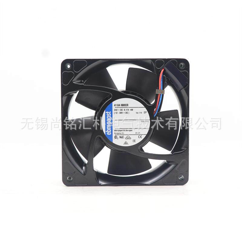 ebmpapst散热风扇4184NMCR-110轨道交通冷却风机24V 12038