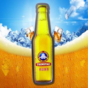 水晶亚克力发光灯箱发光灯牌酒吧餐饮店铺异形啤酒瓶异形水晶灯箱