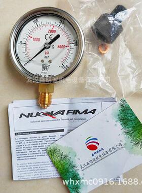 意大利 NUOVA FIMA不锈钢径向耐震压力表 0-160bar