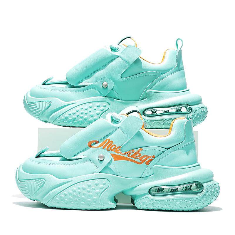 男鞋2024秋冬新款鞋子时尚男款厚底老爹鞋气垫运动百搭男士休闲鞋