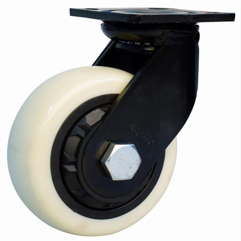 6寸超重型尼龙轮4寸5寸8寸万向轮脚轮手推车轮子工业定向载重1吨