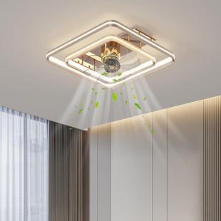 吸顶风扇灯客厅主灯2025现代轻奢家装餐厅大厅吊扇灯一体中山灯具