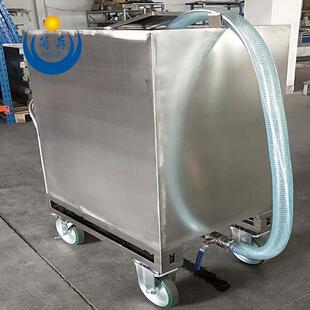 简存201不锈钢油桶存放车 304不锈钢加液车漏油车 汽油液体储存车
