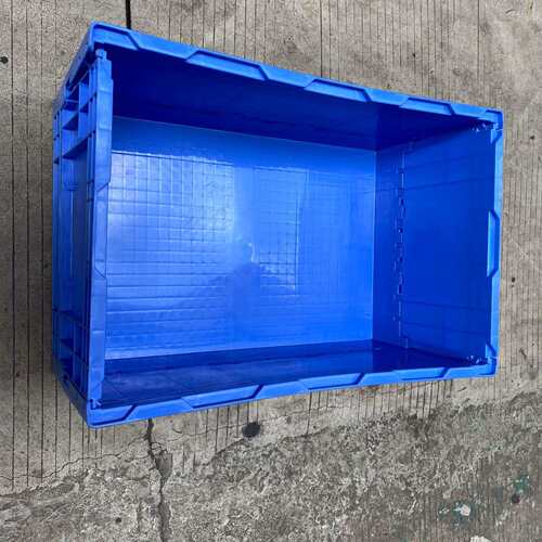 外径650*435*310塑料折叠箱 大号仓促物流周转箱 成都新料汽车箱