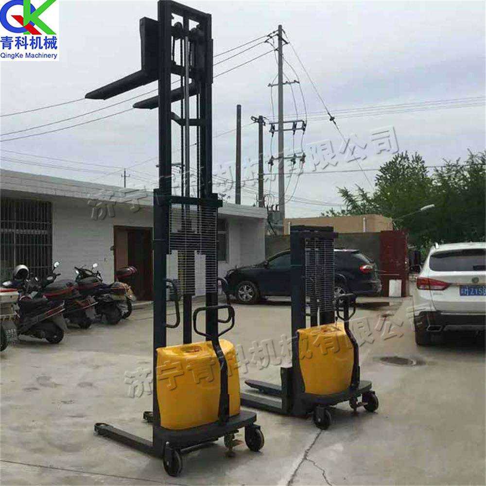 液压电动堆高车 手推式升高车 装卸车
