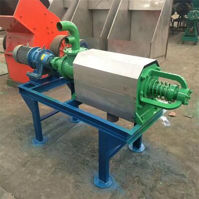 螺旋挤压式固液分离机养殖鸡粪干湿脱水机挤压不锈钢固液甩干机