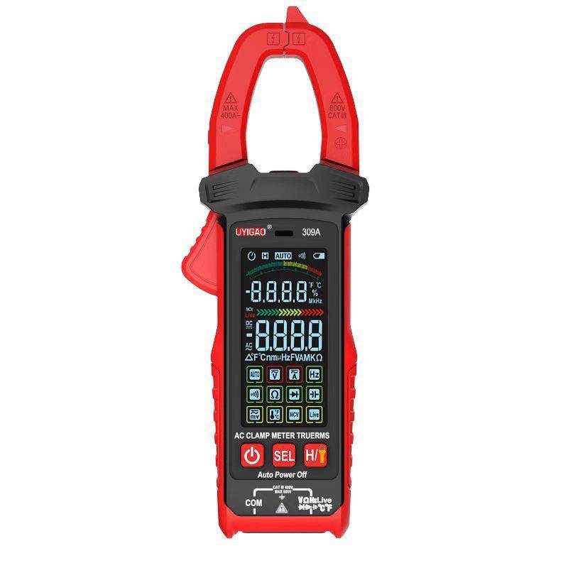 优仪高UYIGAO钳表UA309A交流钳表电流测量表智能钳形表高精度全自